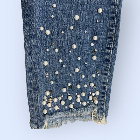 Anthropologie Pilcro And The Letterpress pearl Hyphen Jeans size 25 - Picture 12 of 13